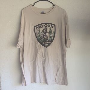 Gildan Cream Short Sleeve Tee - Oregon I Believe